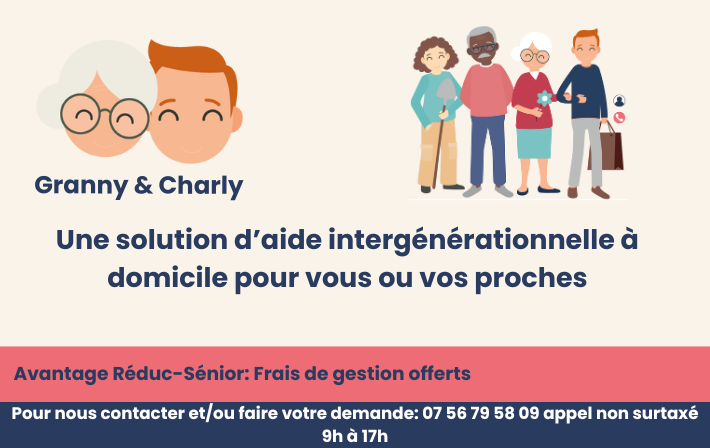 service entre aide intergenerationnel senior etudiant